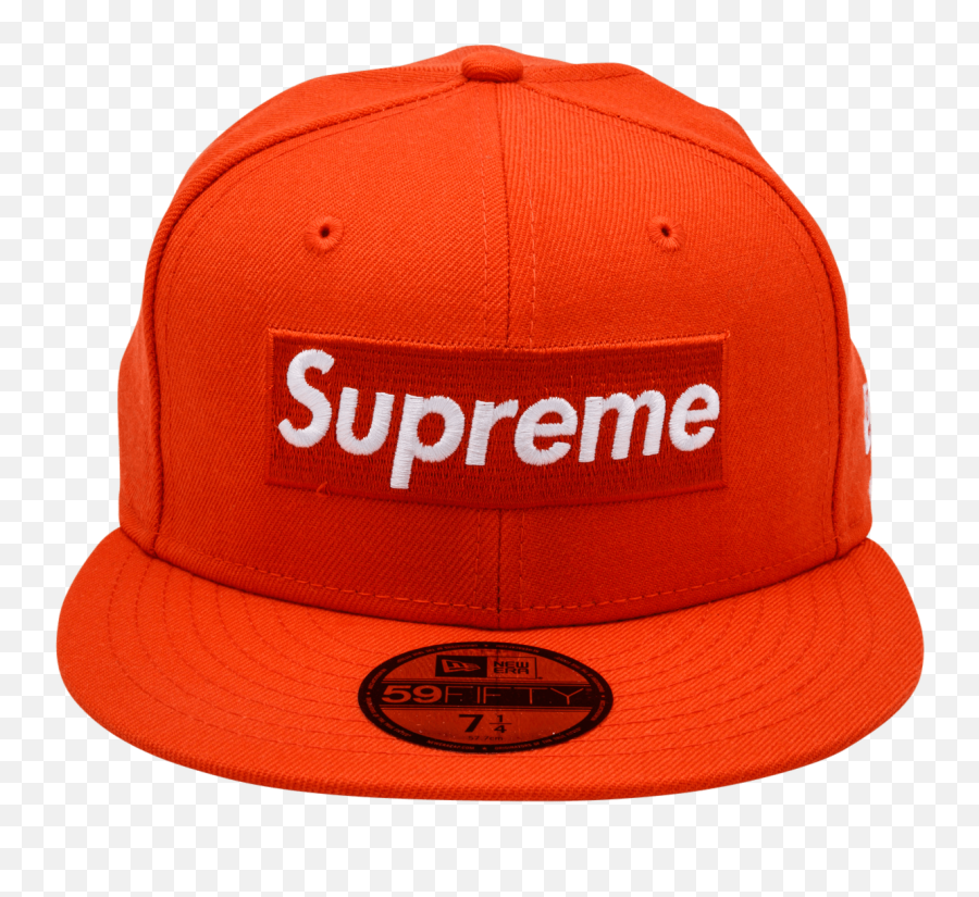 Download Hd Free Orange Nike Logo Png - Supreme New Era Supreme,Nike Logo Png