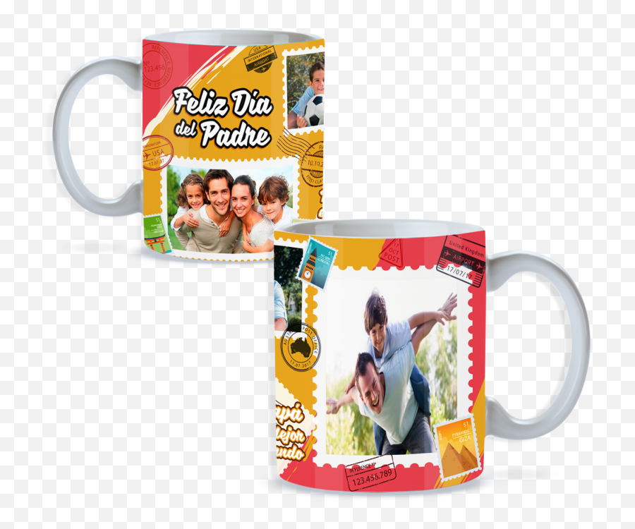 Taza Día Del Padre Personalizada 13 - Tazaza Del Dia Del Padre Png,Feliz Dia Del Padre Png