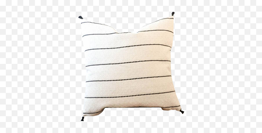 Black Stripe Decorative Pillow 20x20 - Solid Png,Black Stripes Png