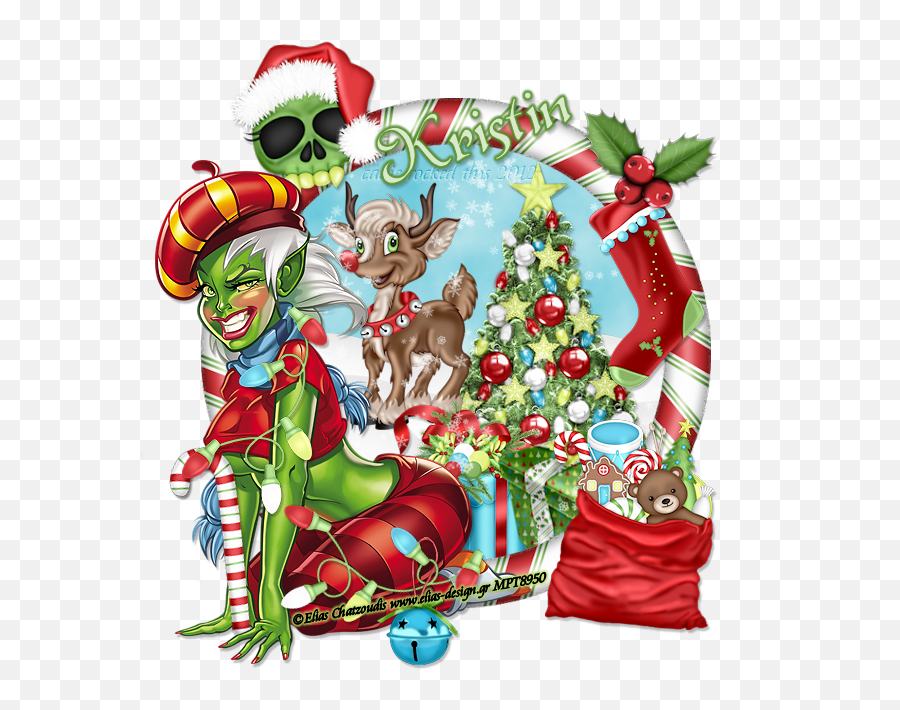 Goblin Grinch - Cartoon Clipart Full Size Clipart Christmas Elf Png,Grinch Transparent