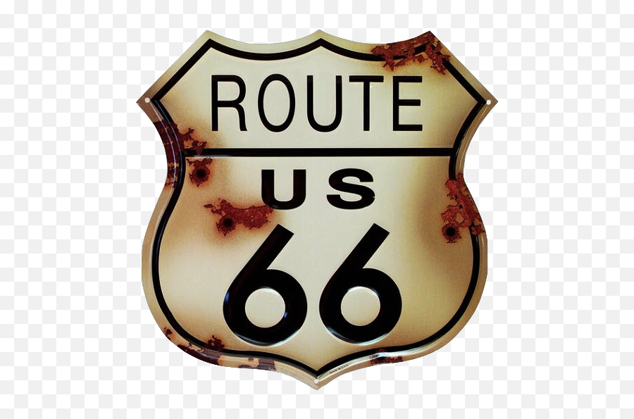 Route 66 Logo Png Transparent Image - Logo Route 66 Hd,Route 66 Logo