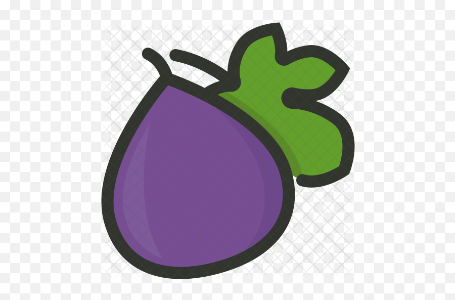 Fig Icon Of Colored Outline Style - Fresh Png,Fig Png