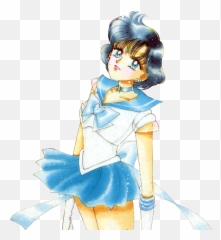 Ami Mizuno Sailor Mercury - Sailor Moon Manga Sailor Mercury Png,Sailor Mercury Png