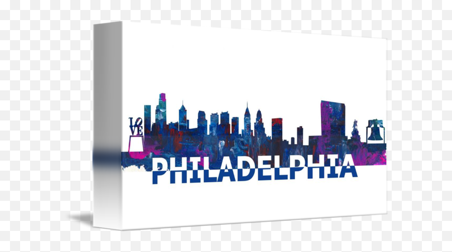 Philadelphia Skyline Scissor Cut Giant - Vertical Png,Philadelphia Skyline Silhouette Png