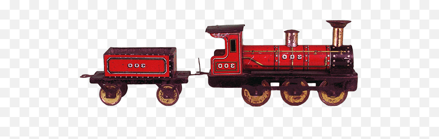 Vintage Tin Toy Train Png - Vintage Toys Png,Toy Train Png