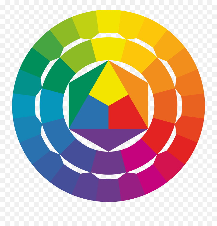 The Extended Color Wheel - Johannes Itten Png,Color Wheel Transparent