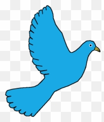 Peace Dove - Blue png