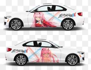 Anime Darling In The Franxx Zero Two - Car Decals png