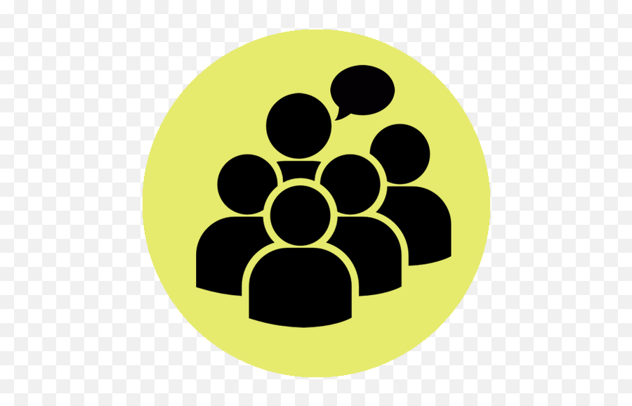 Counseling Support Groups - People Icon Black And White Png,Support Group Icon