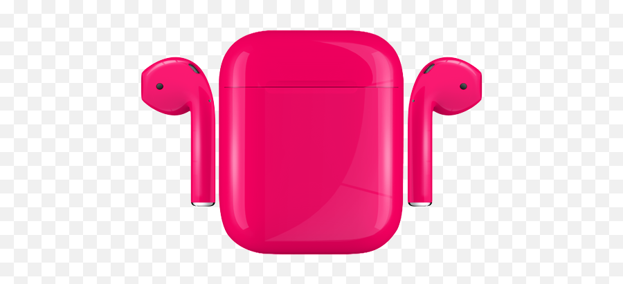 Apple Airpods Painted Special Edition - Red Airpod Apple Png,Airpod Transparent Background