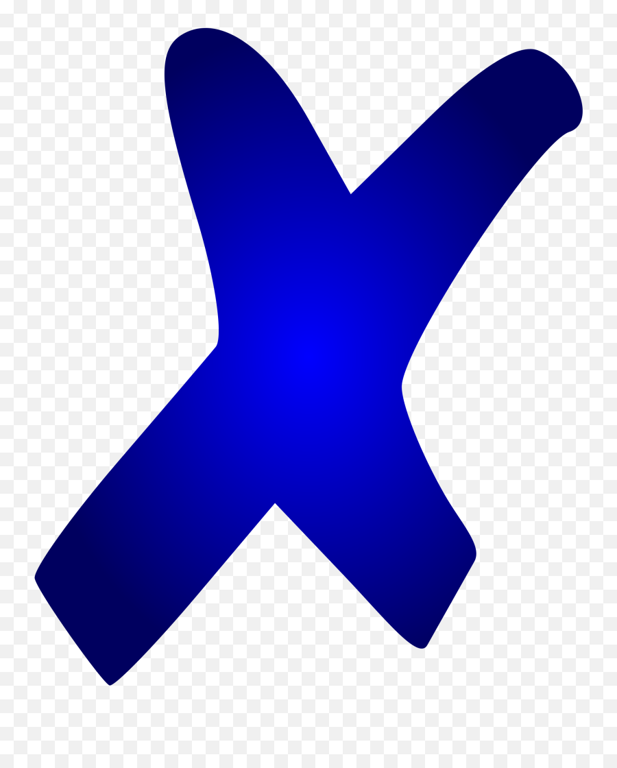 Download Open - Blue X Png,X Mark Png