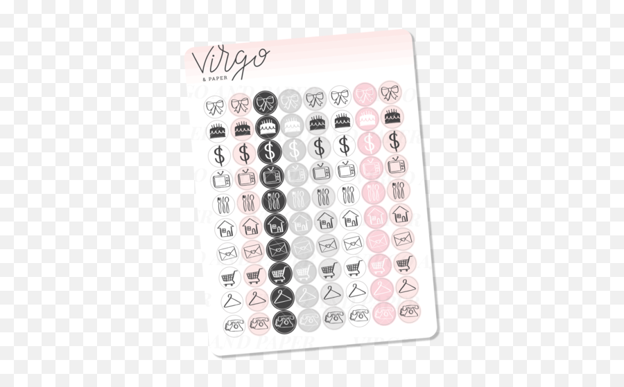 All Stickers U2013 Tagged Iconsu2013 Virgo And Paper Llc - Dot Png,Mini Icon