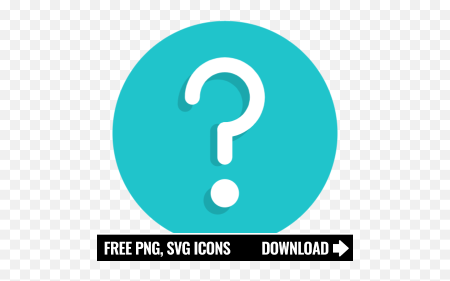 Question Mark Icon Symbol - Dot Png,Question Mark Icon Flat