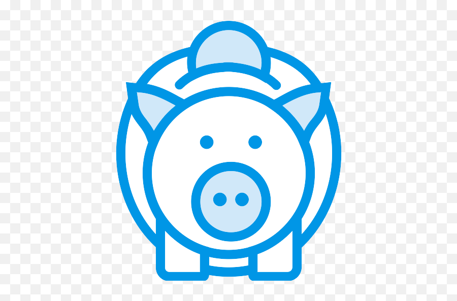 Piggy Bank Vector Svg Icon 15 - Png Repo Free Png Icons Saving,Blue Piggy Bank Icon