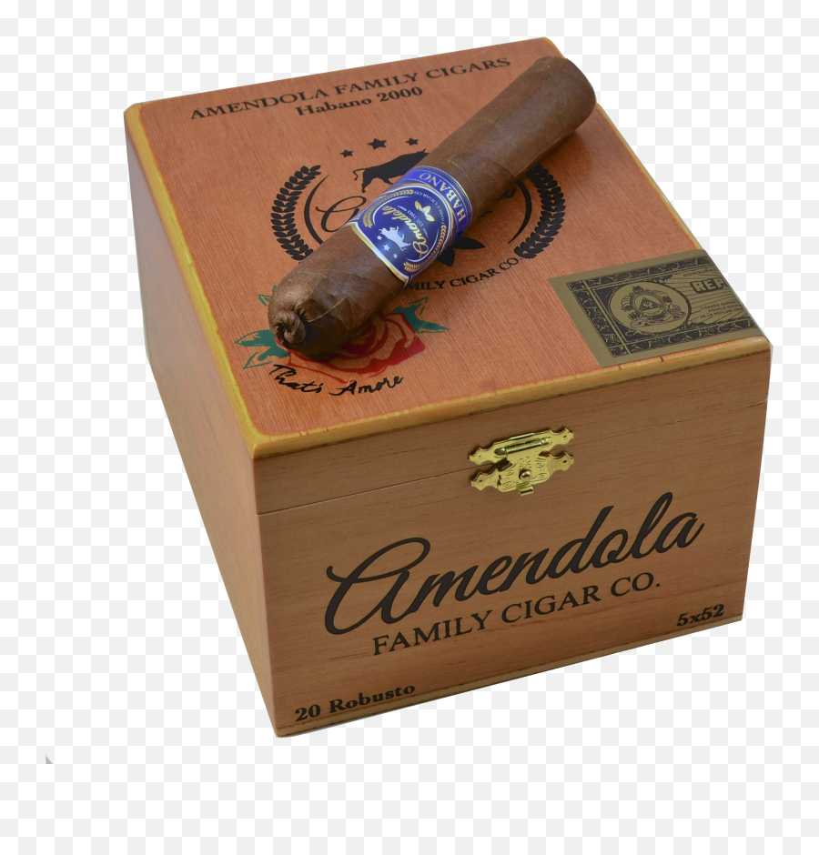 Amendola Robusto Habano 2000 - Box Png,Cigar Png