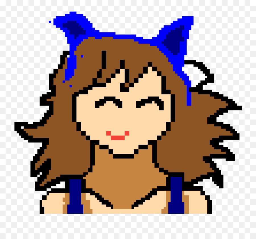Pixilart - Anime Cat Girl By Foxfuture2010 Pixel Art Anime Assasication Classrom Png,Anime Cat Png