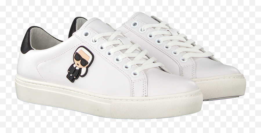 Witte Karl Lagerfeld Sneakers Kl61030 Omoda - Plimsoll Png,Karl Lagerfeld Icon