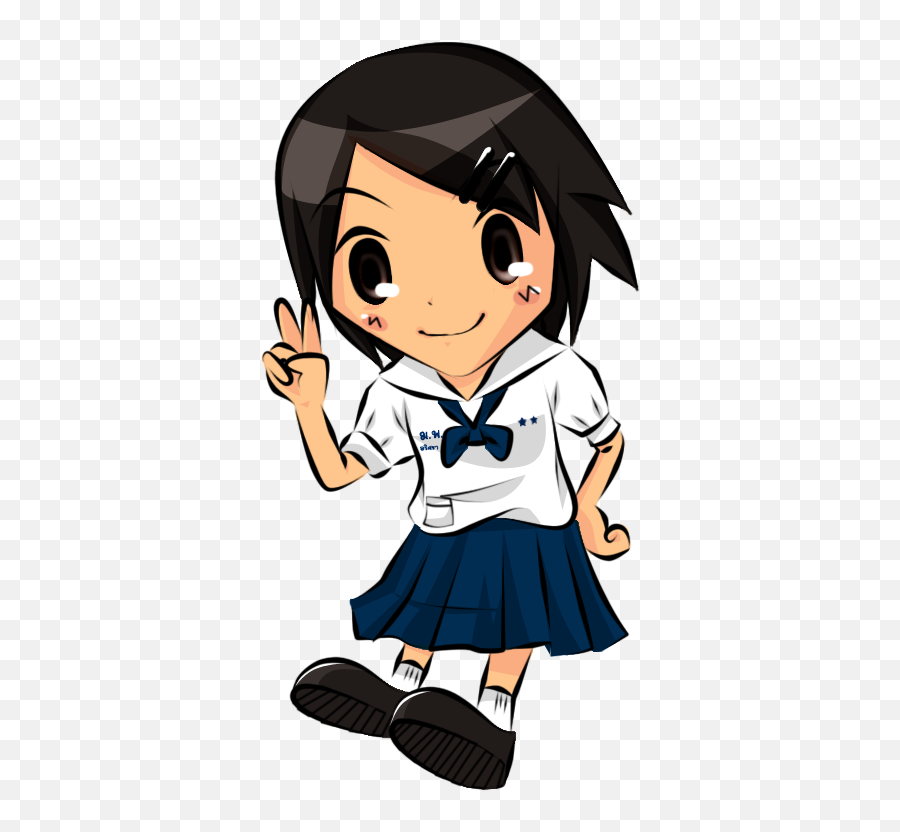 Download String Light Png - Thai Student Uniform Cartoon Png Clipart In School Uniform Student,String Light Png