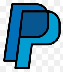 Paypal Logo Icon Of Colored Outline Style - Available SVG Clip Art png