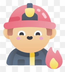 Firefighter - Free people icons Happy png