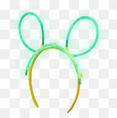Blacklight Bunny Ears - Blacklight Run Circle Png,Bunny Ears Transparent