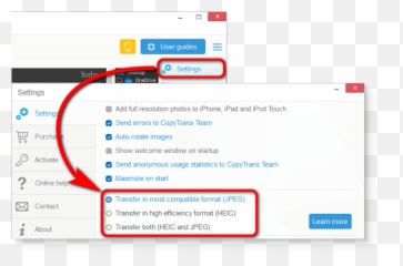 Getting Started With Copytrans Photo 2021 Guide - Language png