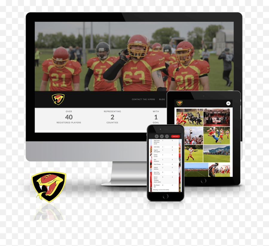 Donegal Derry Vipers Website - Previous Client Work Png,Icon Derry