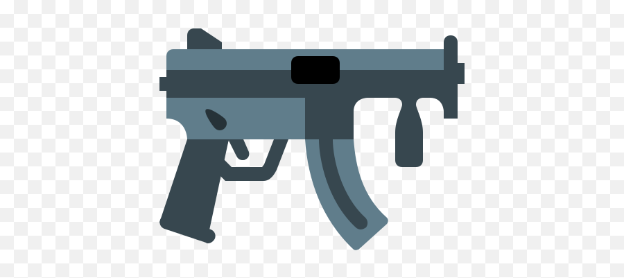 Submachine Gun Icon In Color Style - Submachine Gun Emoji Png,Handgun Icon
