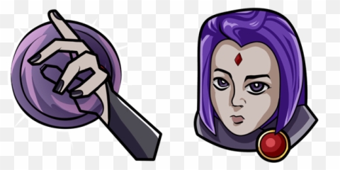 Raven Dc Comics Cursor - Superhero Sweezy Custom Fictional Character png