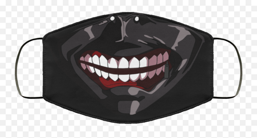 Tokyo Ghoul Open Smiling Washable Reusable Custom - Printed Cloth Face Mask Cover Mask Is As Useless As Our Government Png,Juuzou Icon