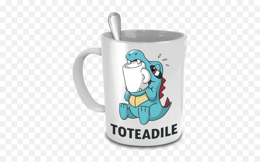 Totodile Pokemon Pun Tea Mug - Horse Sayings On Mugs Png,Totodile Png
