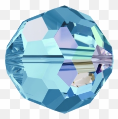 5000 Swarovski Round Beads Aquamarine Ab 202 - 5000 Swarovski Png,Aquamarine Png