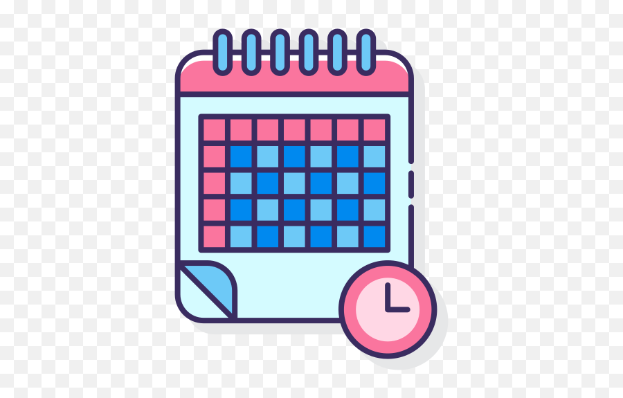 Timetable - Free Time And Date Icons Girly Png,Time Table Icon