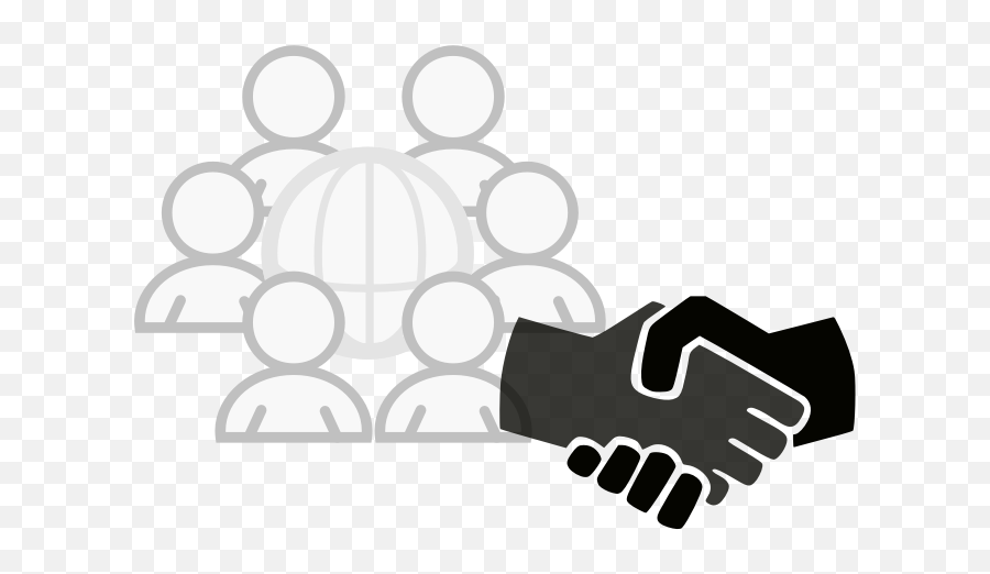 Openclipart - Clipping Culture Transparent Background Handshake Transparent Png,Handshake Icon White