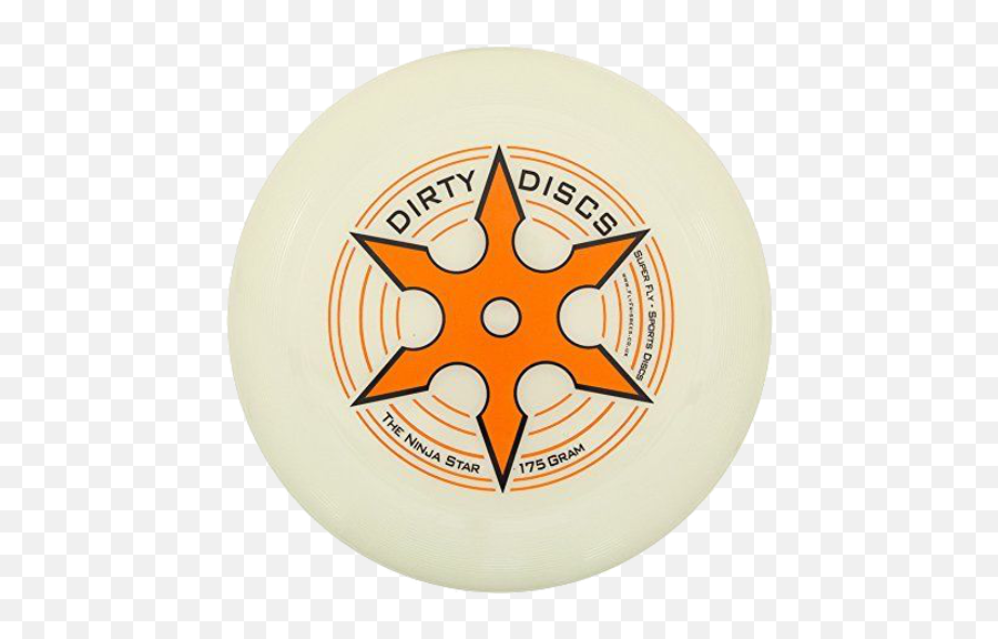 Dirty Disc Ninja Star Glow Frisbee - Circle Png,Ninja Star Png