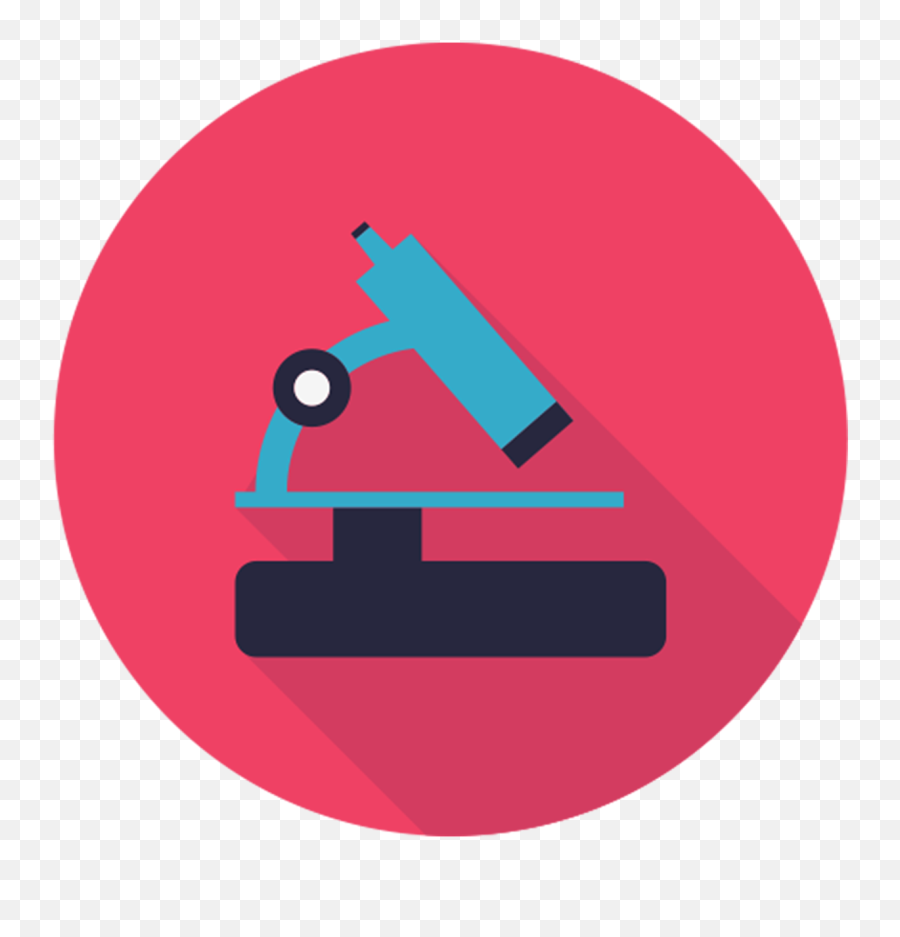 Children Learning Icon Red Background - Microscope Icon Transparent Background Png,Microscope Transparent Background