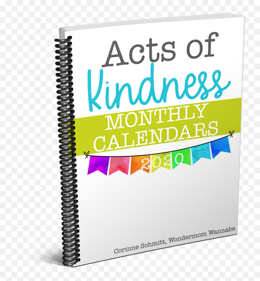 2020 Monthly Acts Of Kindness Calendars - Paper Png,Transparent Calendars