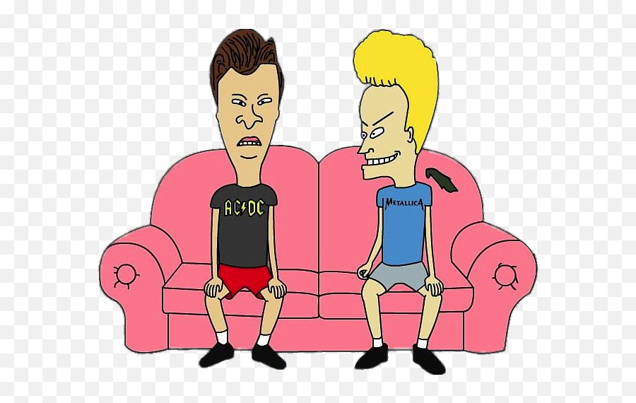 Check Out This Transparent Beavis And Butthead Sitting