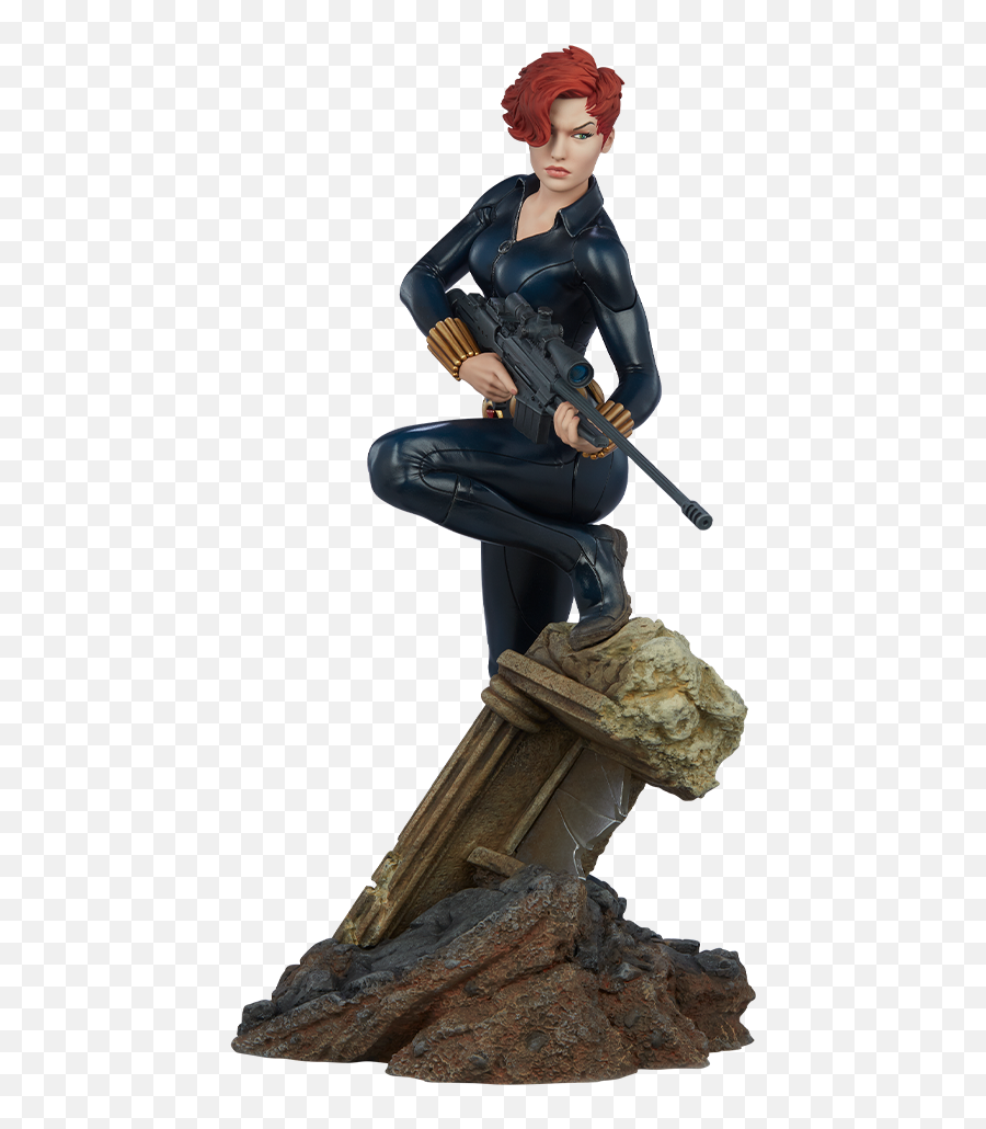 Marvel Black Widow Statue By Sideshow Collectibles - Black Widow Png,Black Widow Png