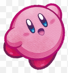 Kirby Clipart Cute - Kirby Mass Attack Artwork Png,Kirby Png
