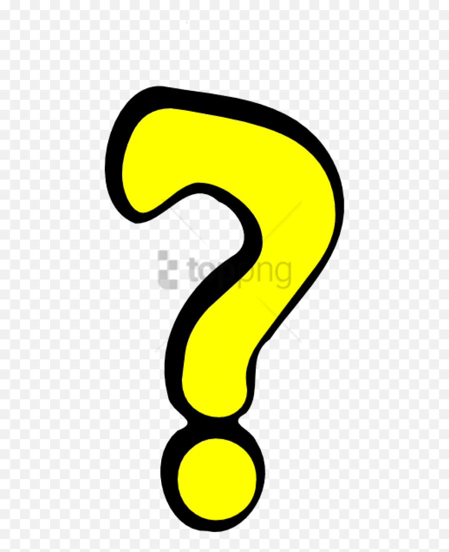 Free Png Question Mark Clipart Image With - Yellow Question Mark Png,Question Marks Png