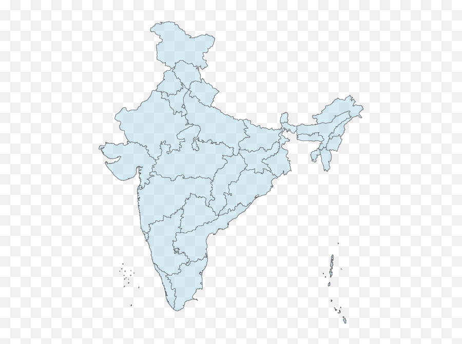 India Map Png Transparent Hd Photo - India Map With State Boundaries,India Map Png
