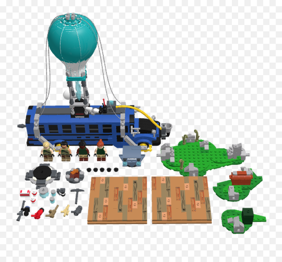 Lego Bus Machine Royale Fortnite Battle - Lego Fortnite Sets Png,Fortnite Tree Png
