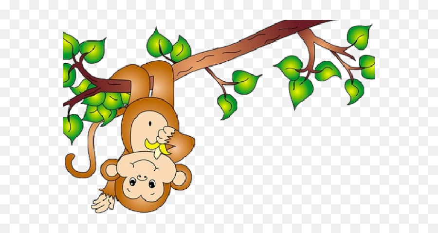 Spider Monkey Clipart Vine - Monkey On The Tree Transparent Monkey Png  Cartoon,Mankey Png - free transparent png images 
