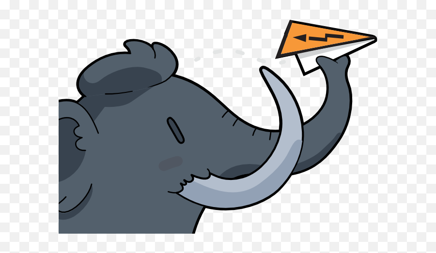 Illustration Of An Elephant Throwing - Mastodon Png,Mastodon Png