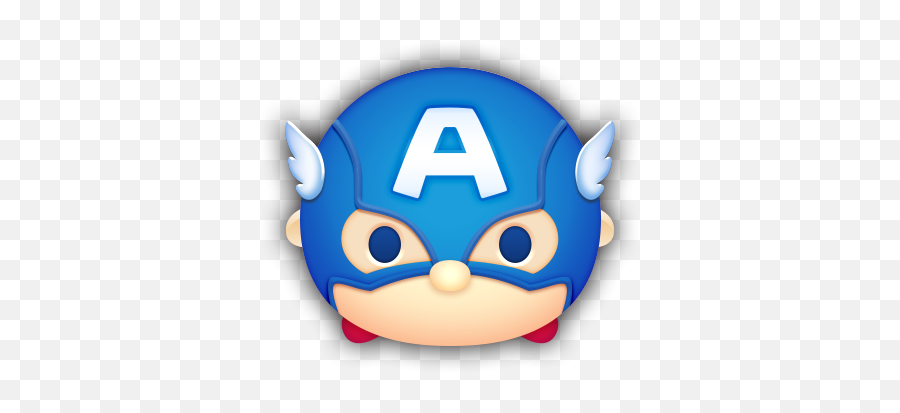 Captain America Tsum Marvel - Marvel Tsum Tsum Clipart Png,Captain America Transparent Background