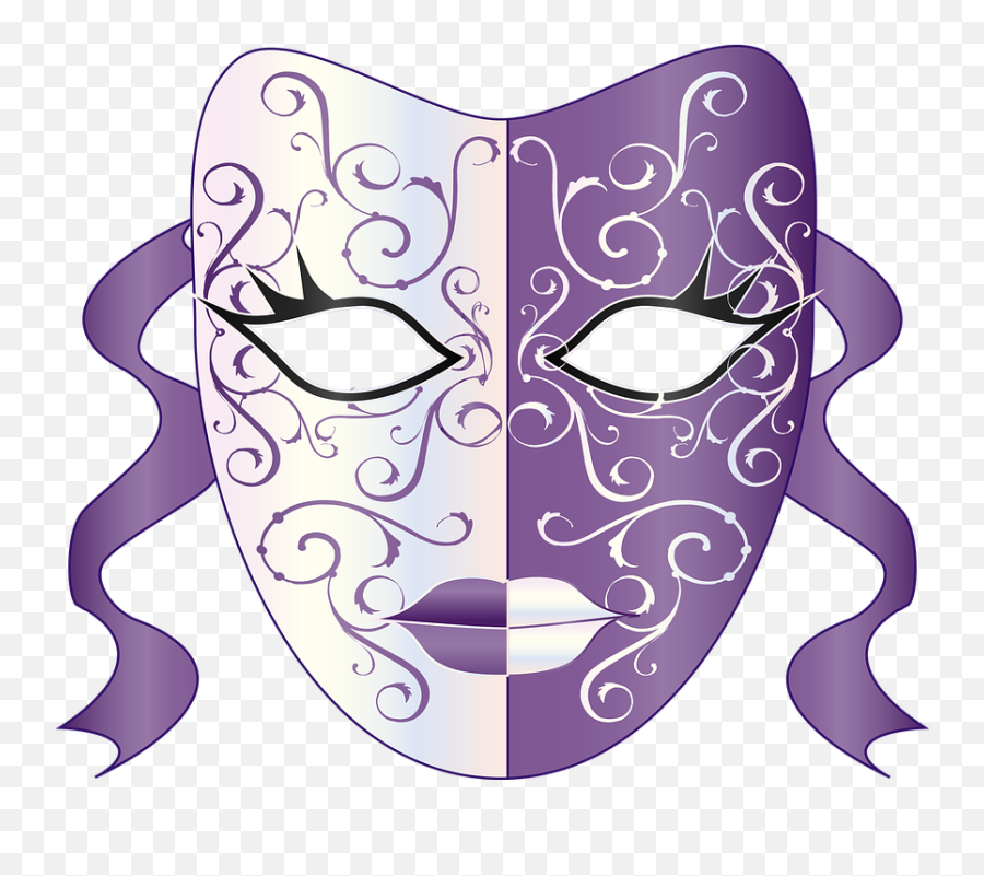 Graphic Mardi Gras Mask - Hacer Una Mascara De Carnaval Png,Mardi Gras Mask Png