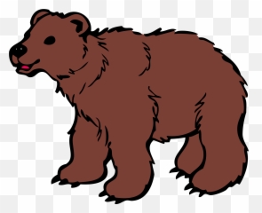 Bear Jpg Transparent Download With Fish - Black And White png