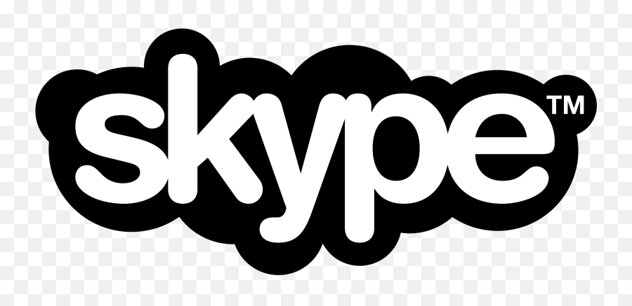 Skype Logos Transparent U0026 Png Clipart Free Download - Ywd Skype Black Logo Png,Shazam Logo Png