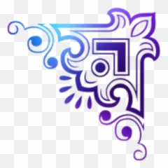 Mq Purple Border Borders - Picture Frame Transparent Clip Art png